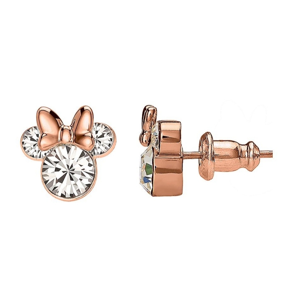 Disney's Minnie Mouse Crystal Stud Earrings